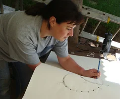 Lorraine at work