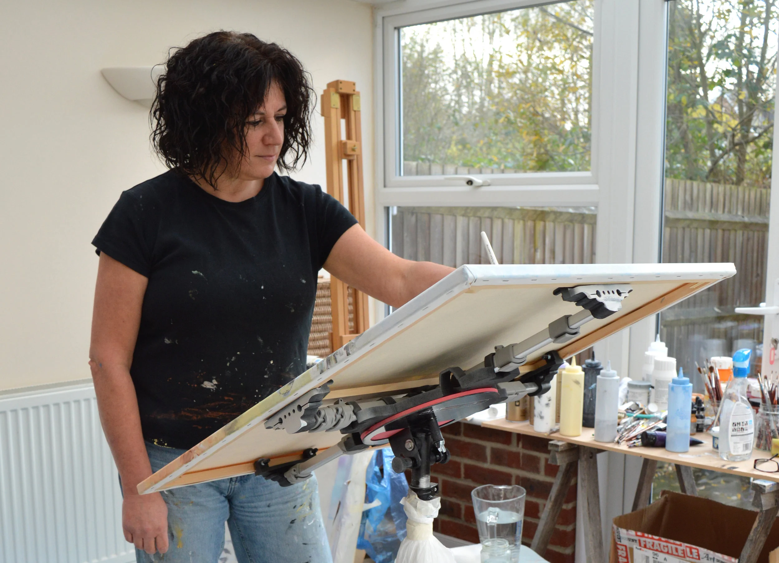 Lorraine Benton at the Little Van Gogh Artist Residency