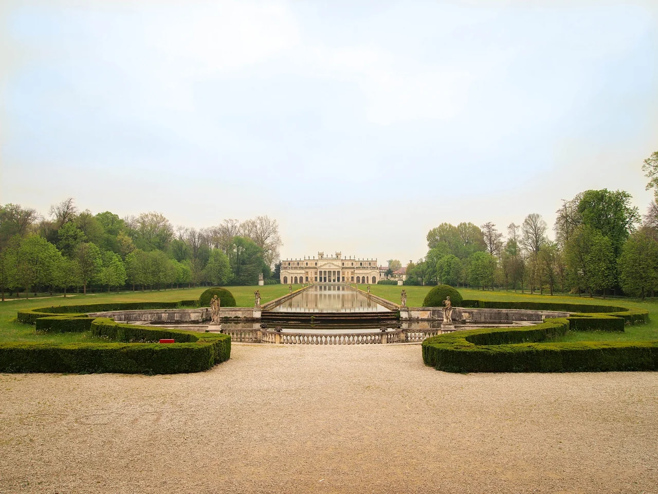 A view of the Villa from the garden