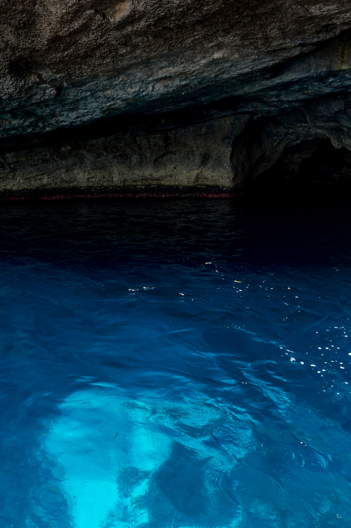 Blue waters of Marettimo island, Sicily