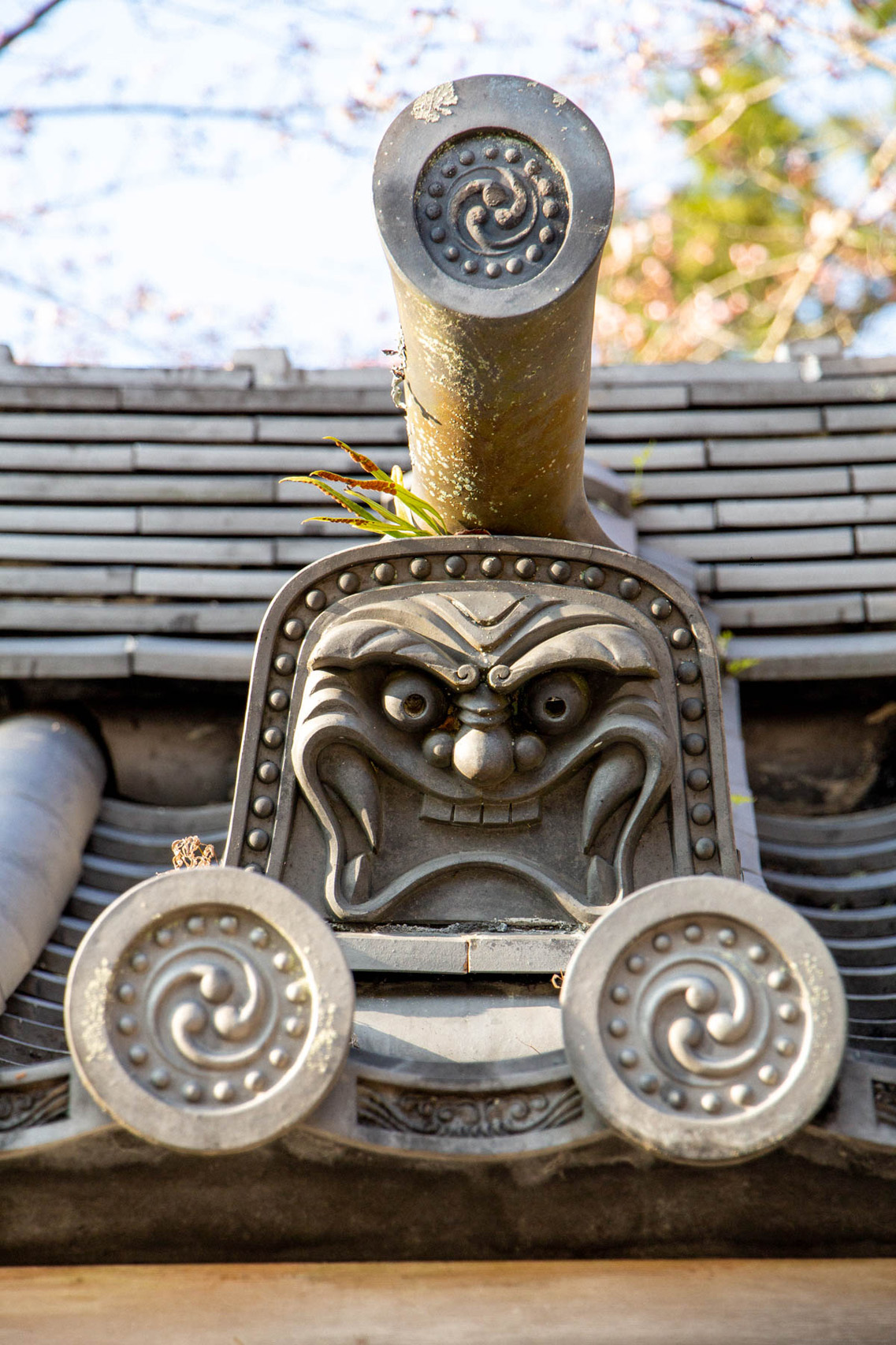 Detail of a temple in Kyoto