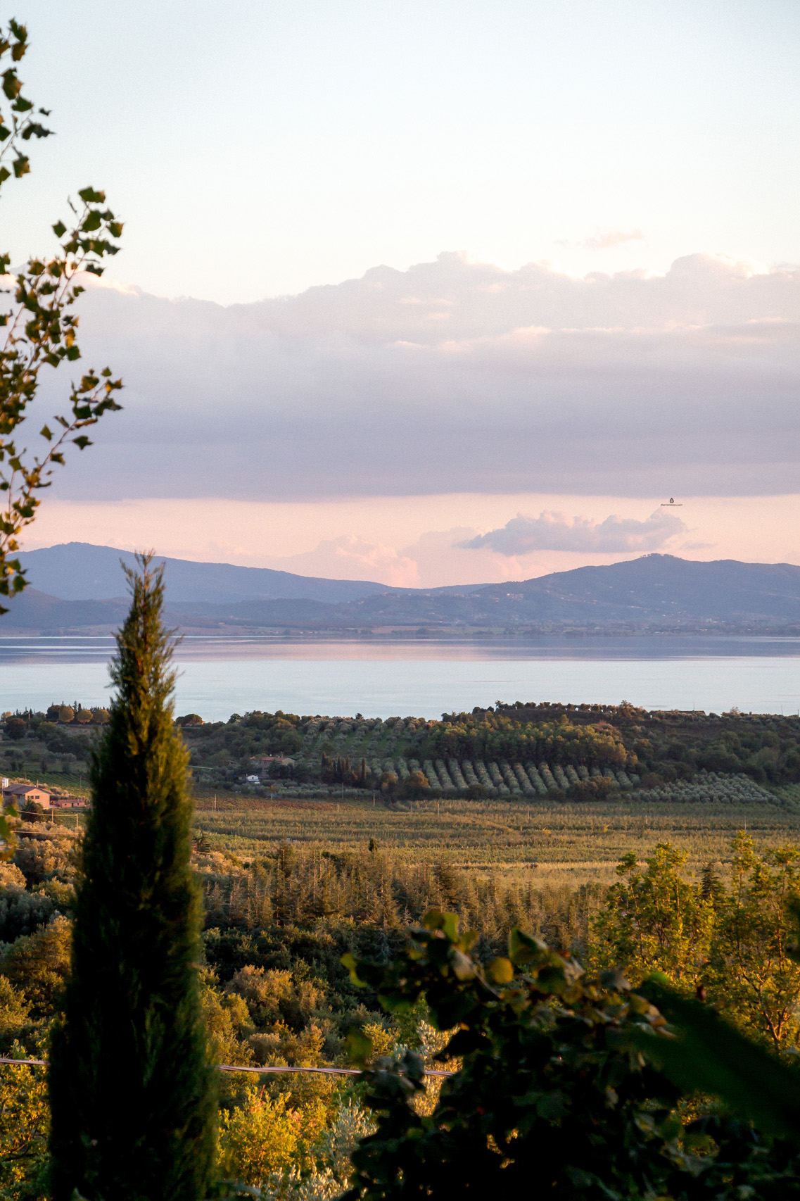 Views of Trasimeno lake, Umbria