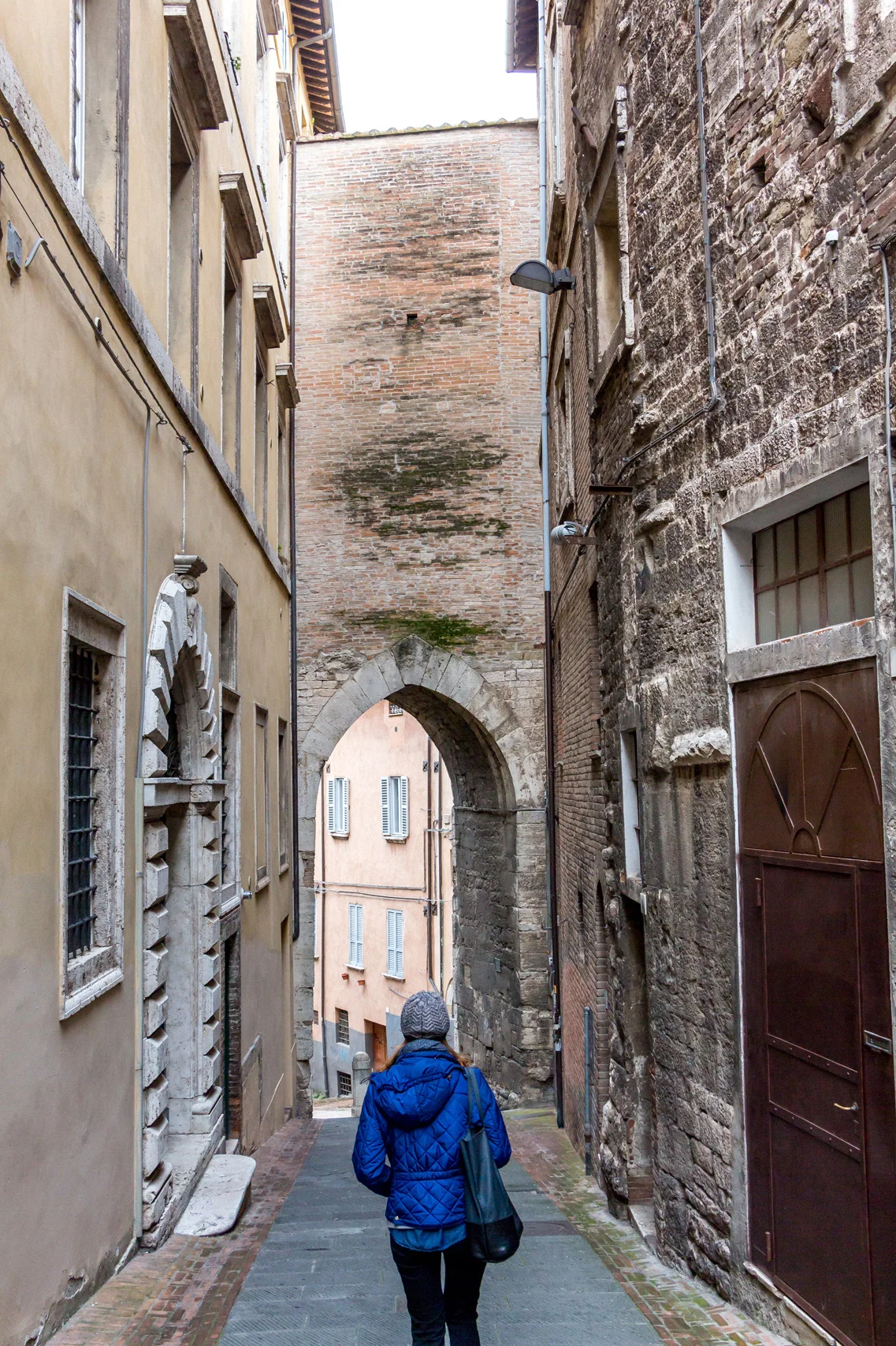 Walking the streets of Perugia, Italy