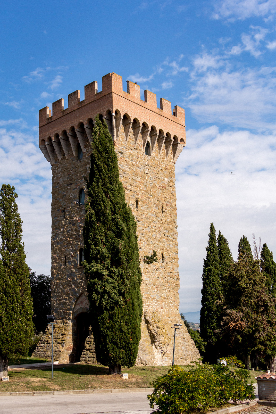 The town of Torgiano, Umbria