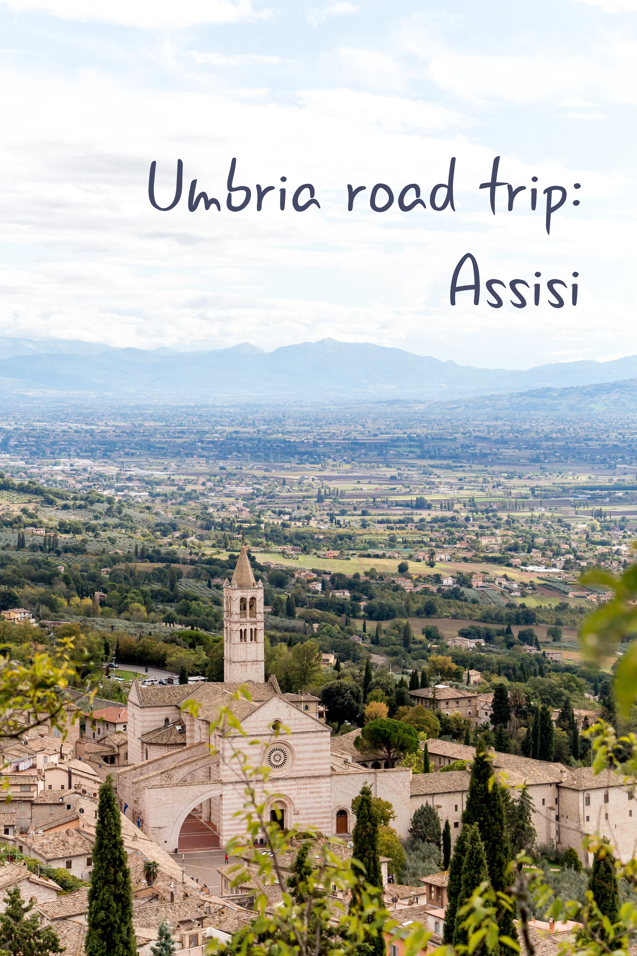 The town of Assisi, Umbria
