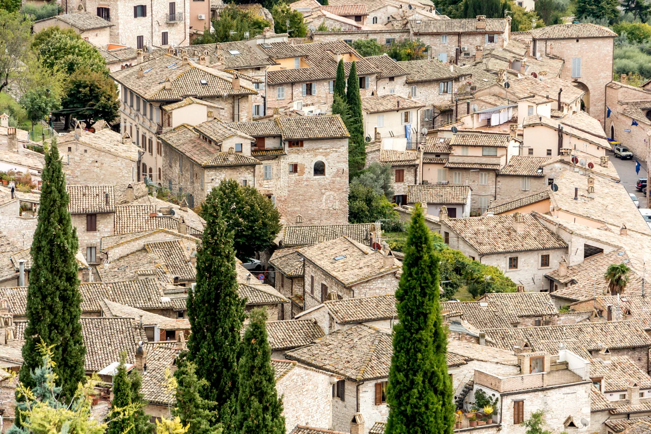 Views of Assisi, Umbria