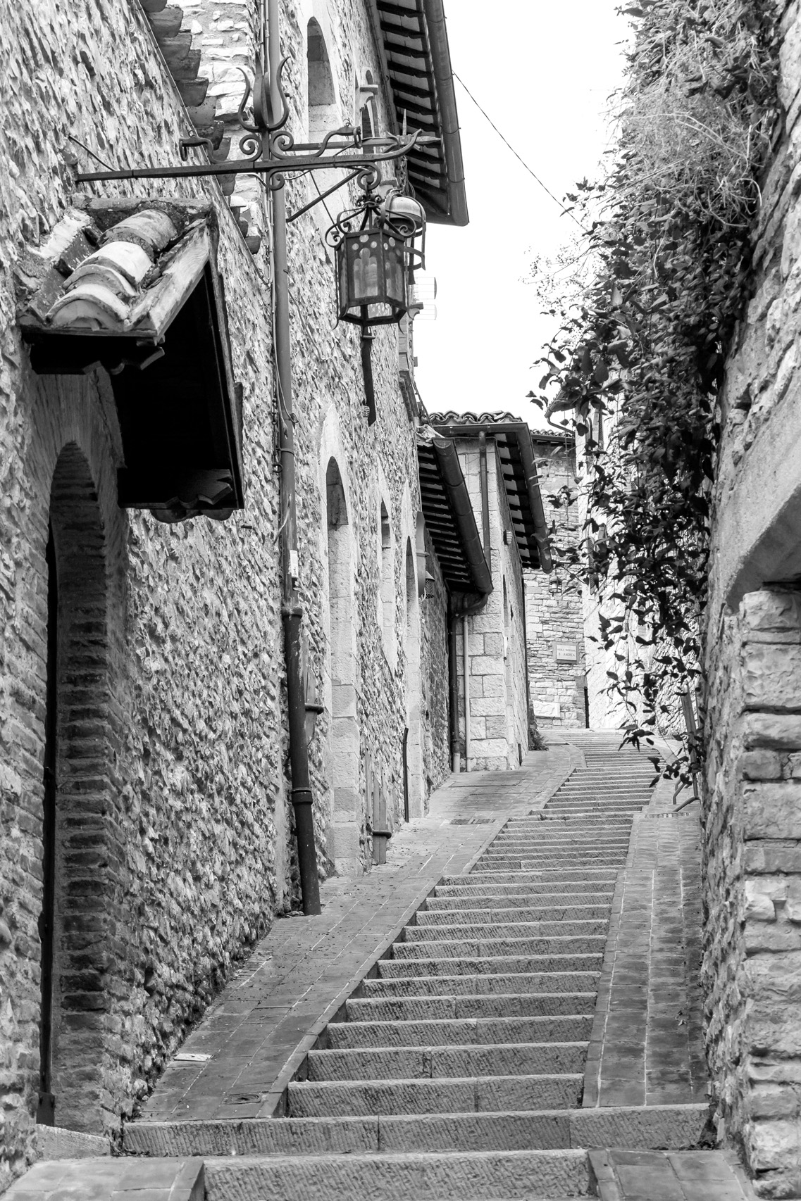 The streets of Assisi, Italy