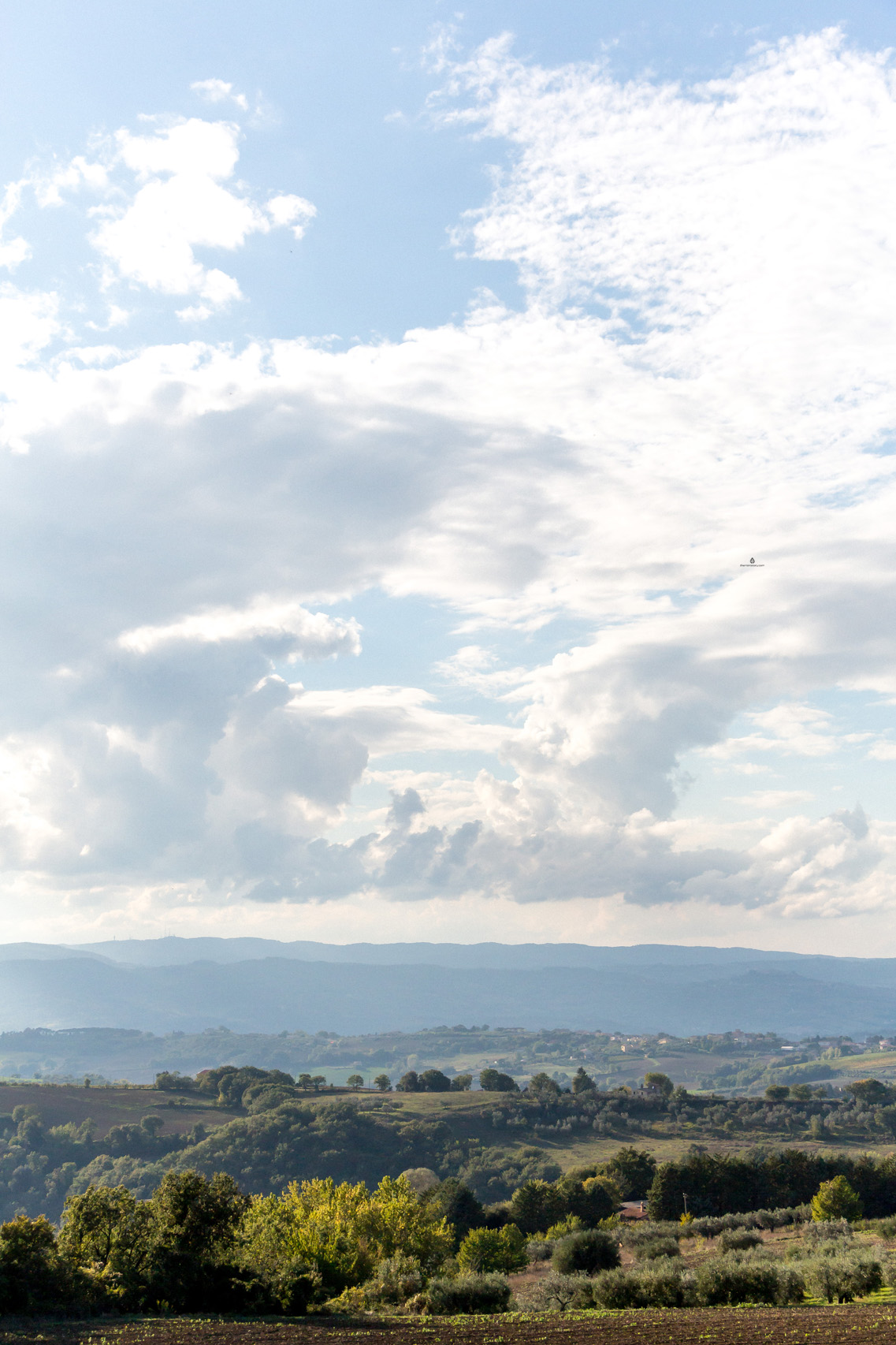 Landscapes around Todi, Umbria