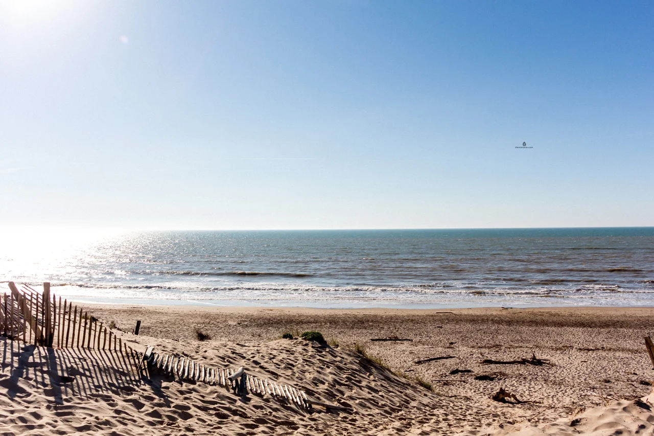 The beach in Soulac-sur-Mer