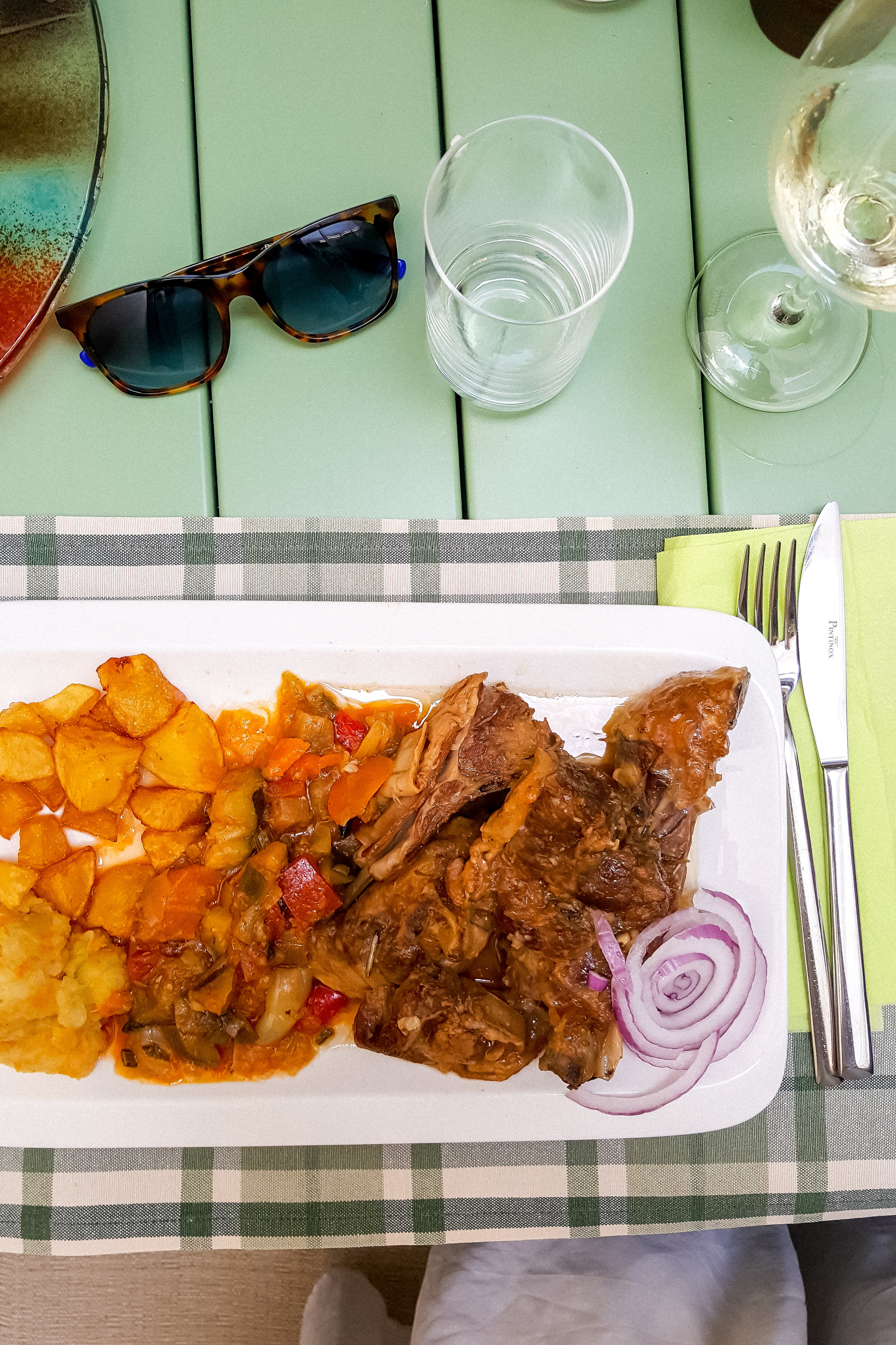 Slow cooked lamb at Trattoria Vodnjanka, Istria