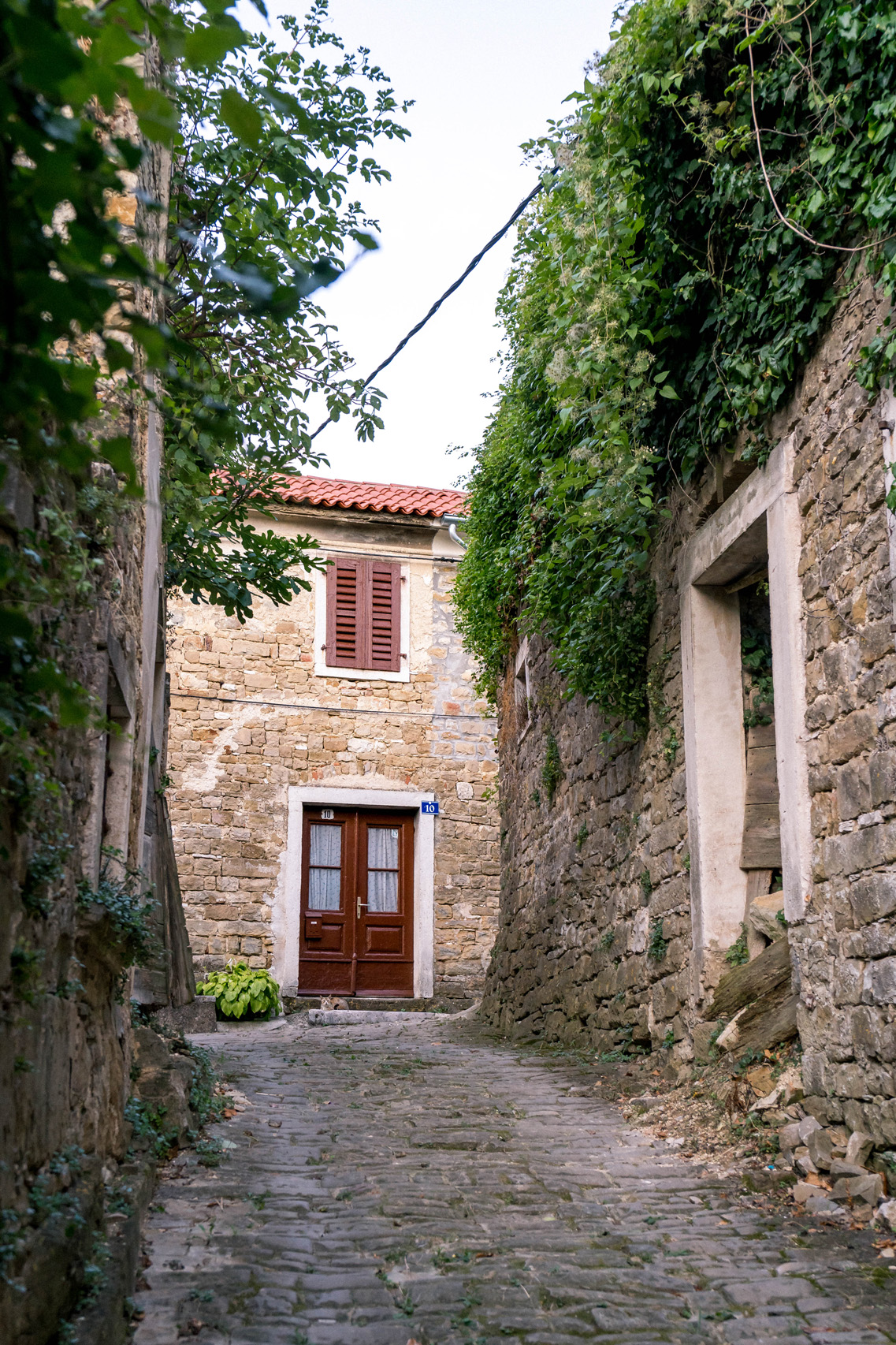 The streets of Zavrsje, Istria