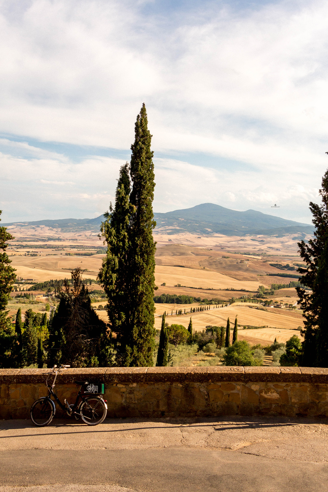 The views from Pienza, Tuscany