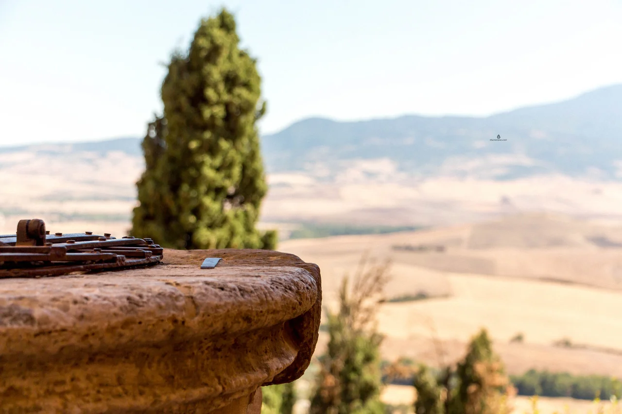 Detail of Pienza, Tuscany