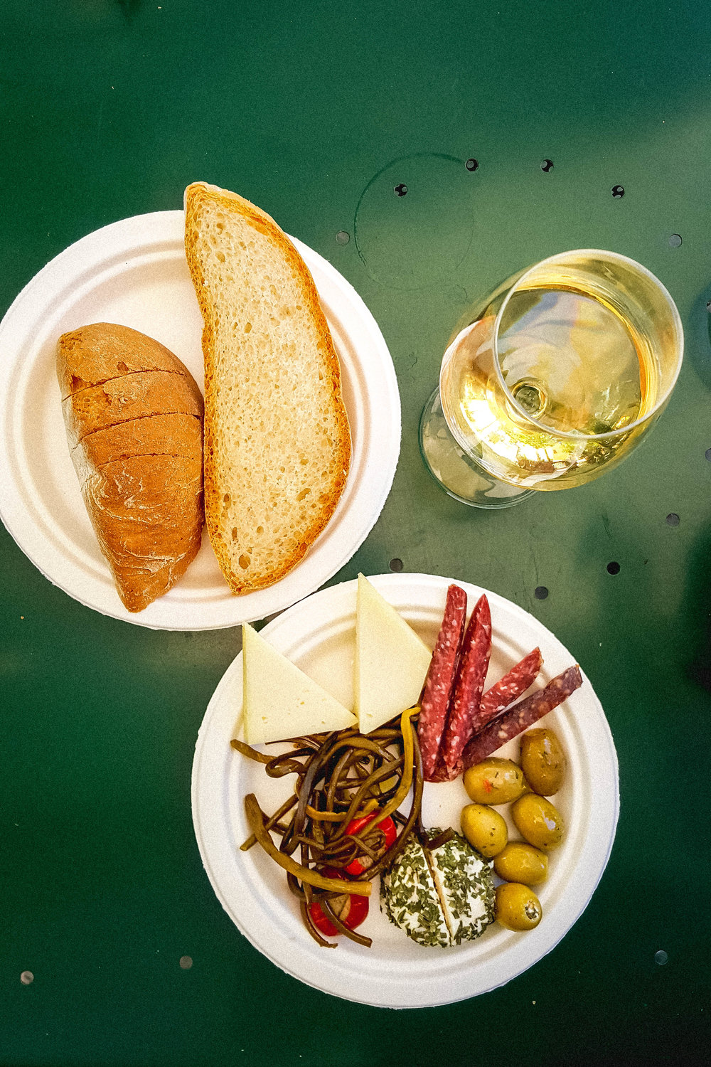 Tuscan lunch in La Bottega di Cacio, Bagno Vignoni