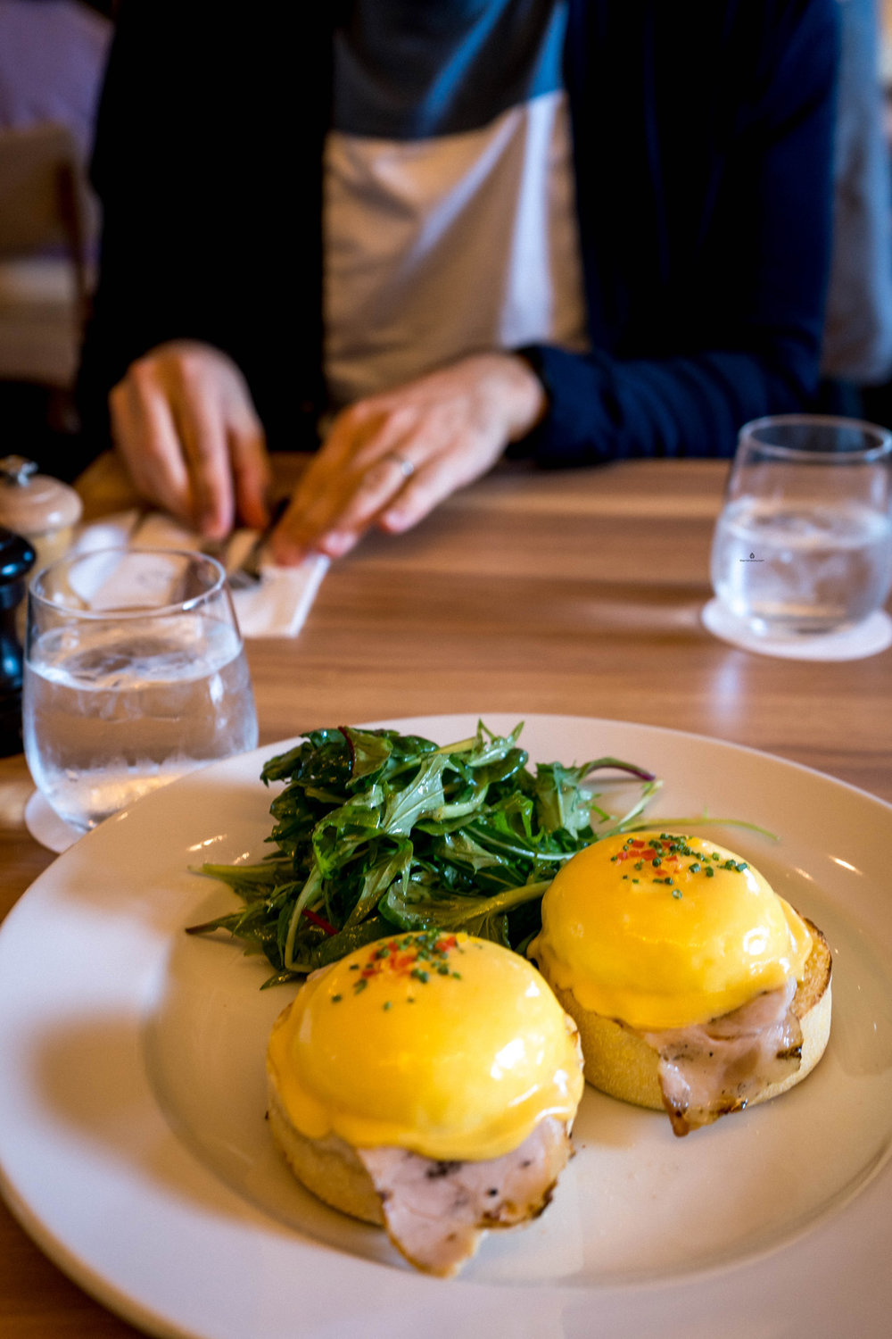 Eggs Benedict in Sarabeth's, Nagoya Station