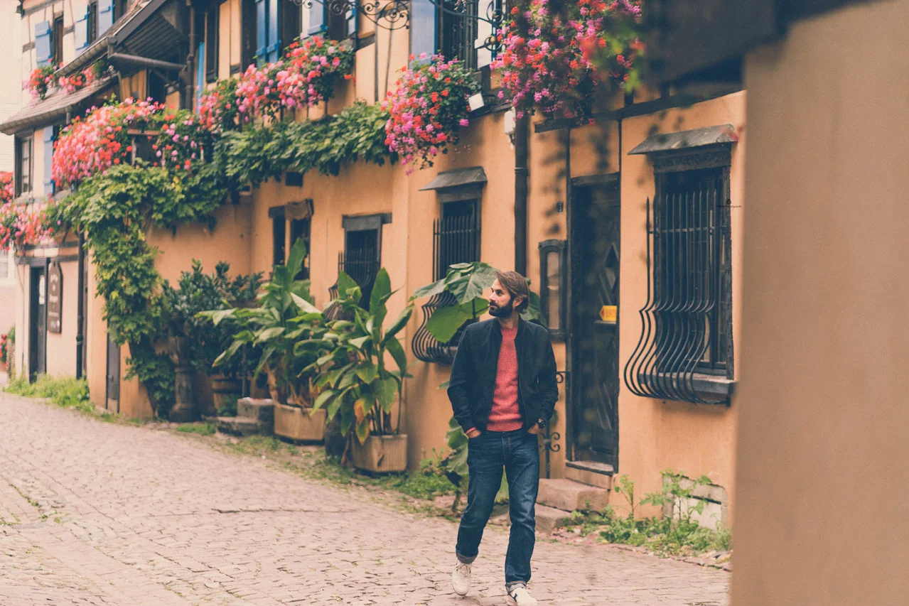 On the street of Eguisheim