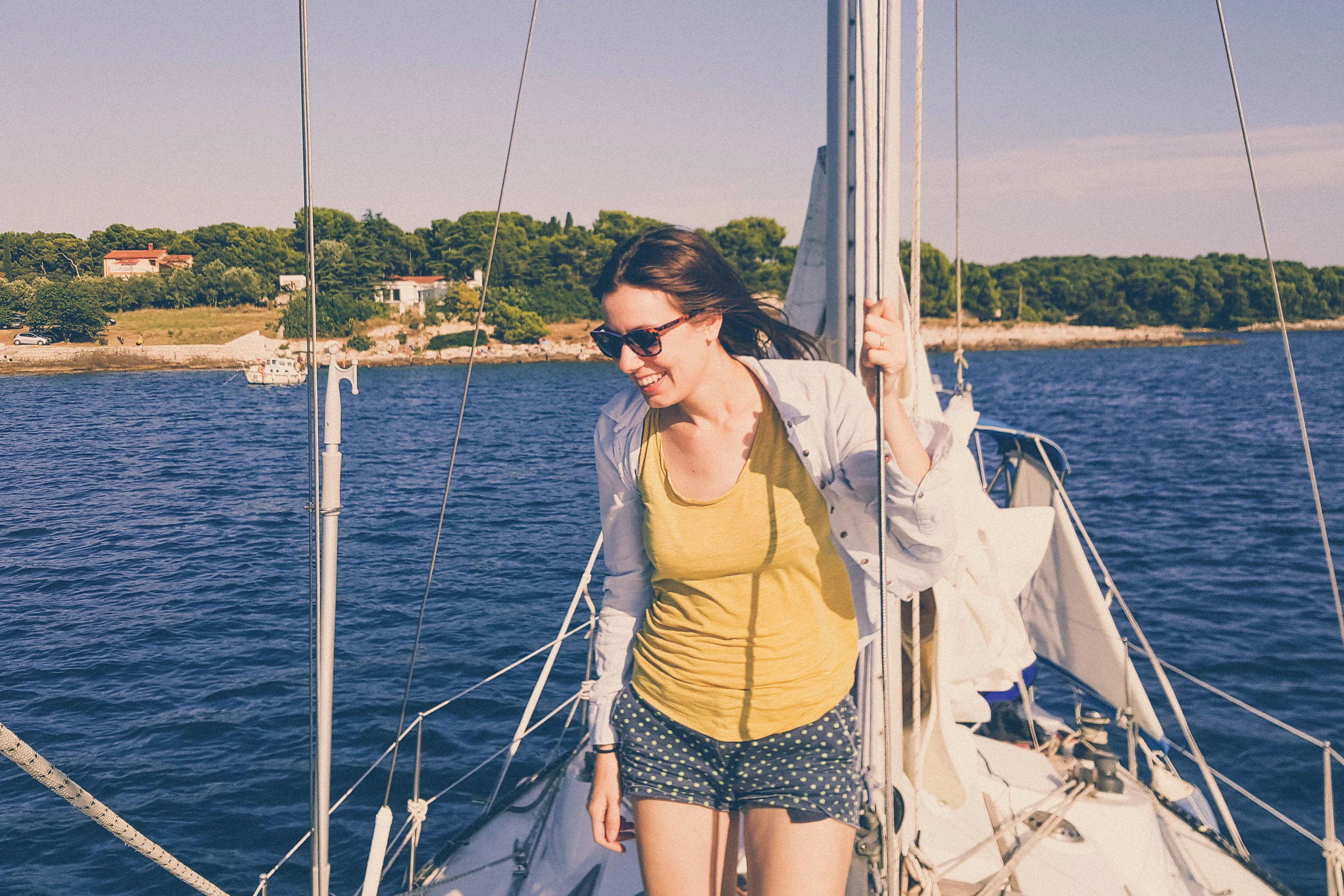 On Art's boat