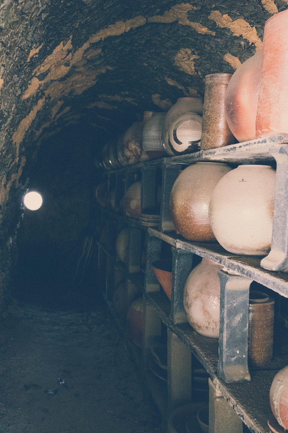 At the Ogama Noborigama kiln in Shigaraki