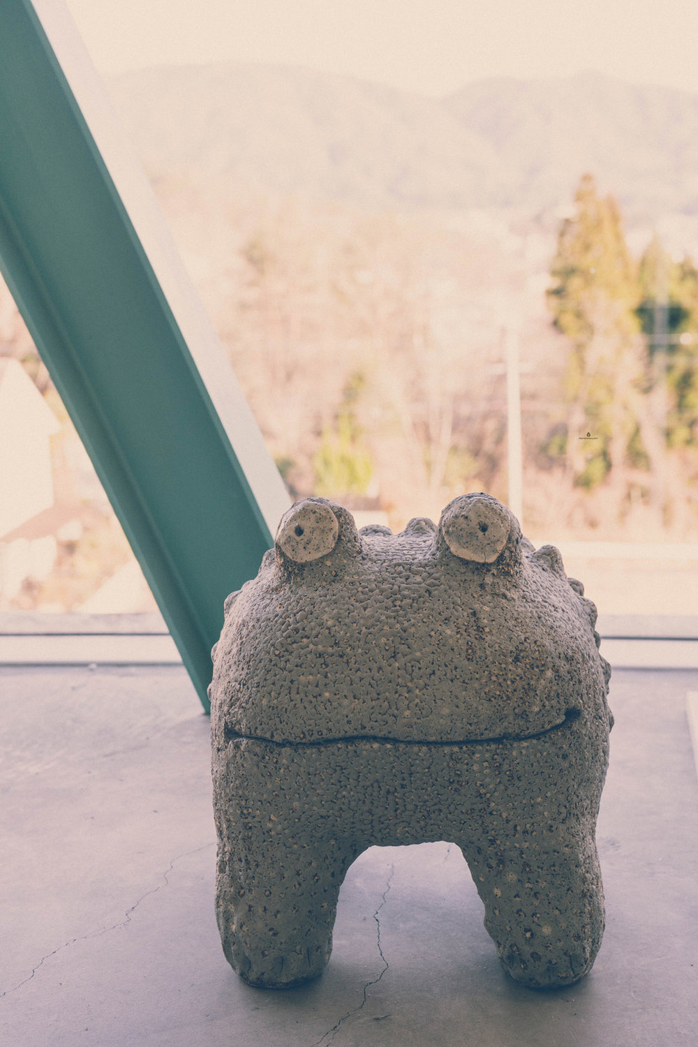 Kouichi Maekawa's ceramic frog