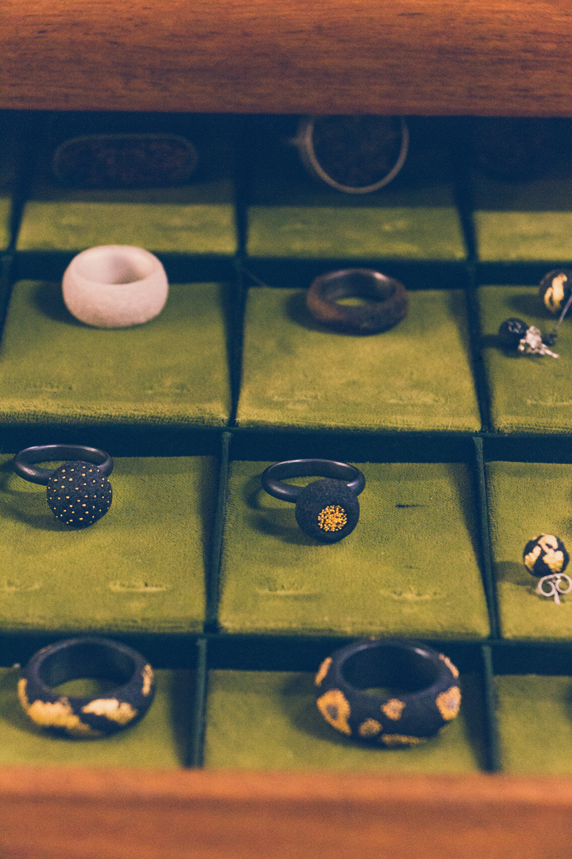 Rings at Officine Nora, Florence