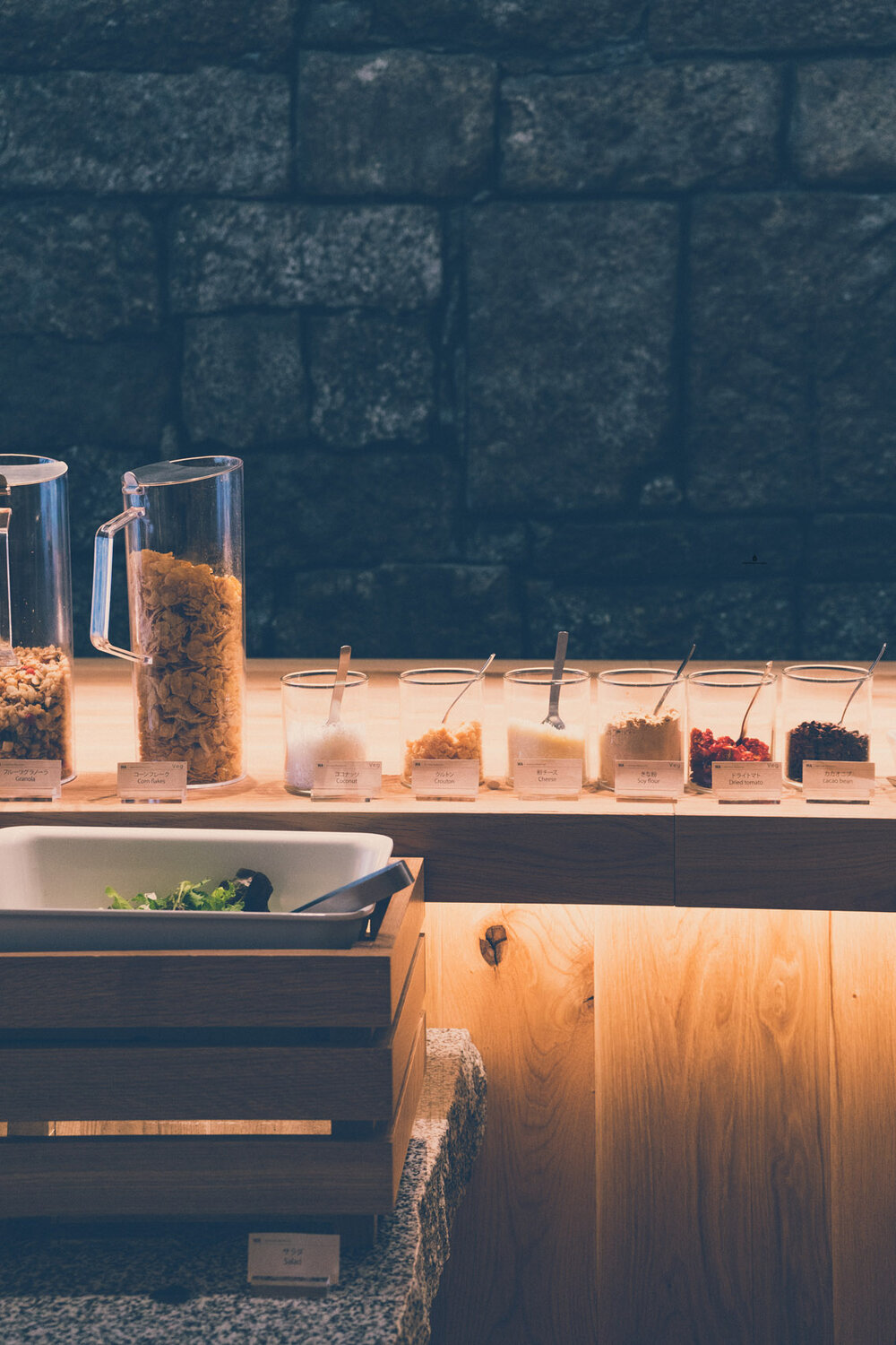 Breakfast spread, Muji Hotel, Ginza