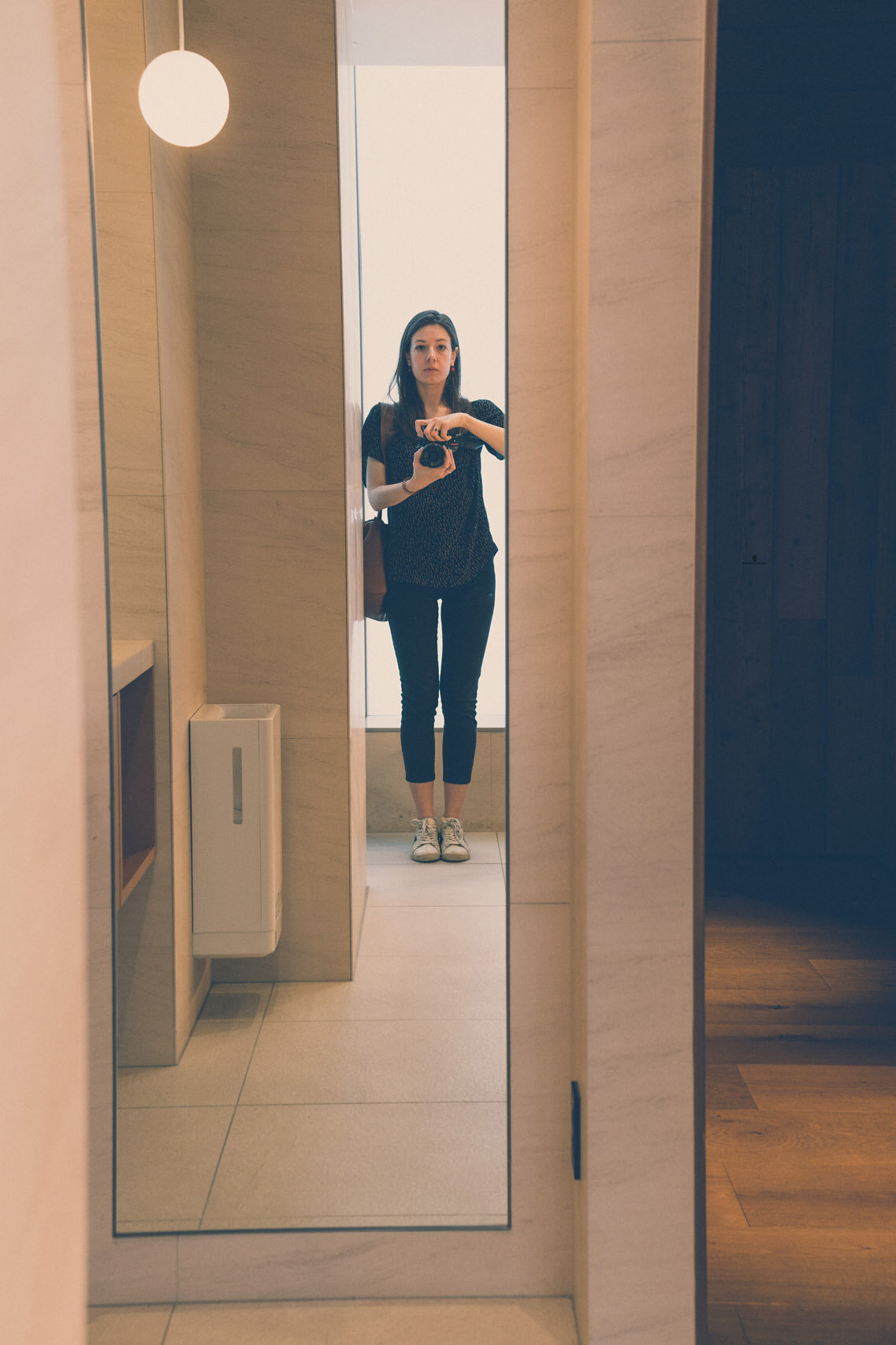 Ladies room in Muji Hotel, Ginza