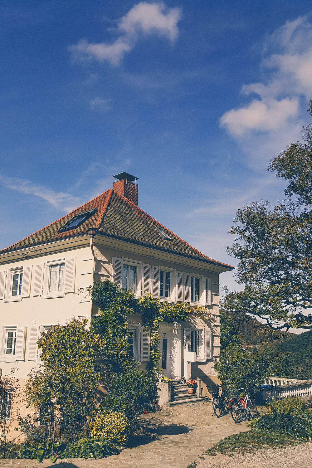 Leafy facades of Badenweiler