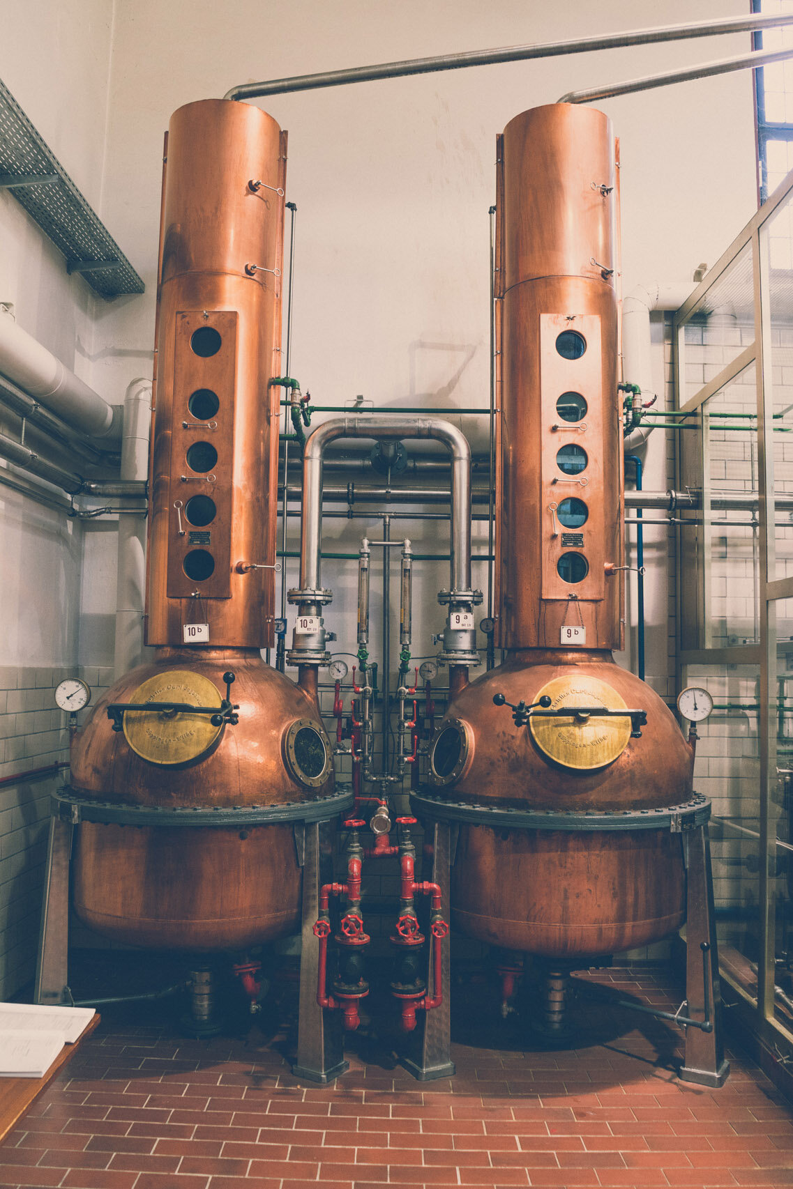 Copper stills, Schladerer Distillery