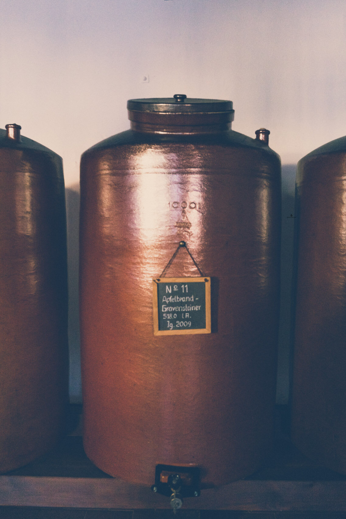 Ceramic barrels, Schladerer Distillery