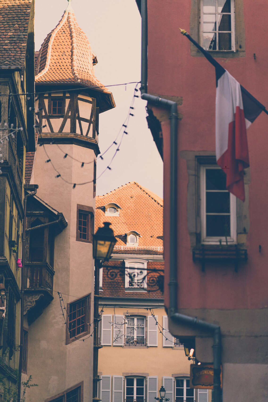 Looking up in Colmar