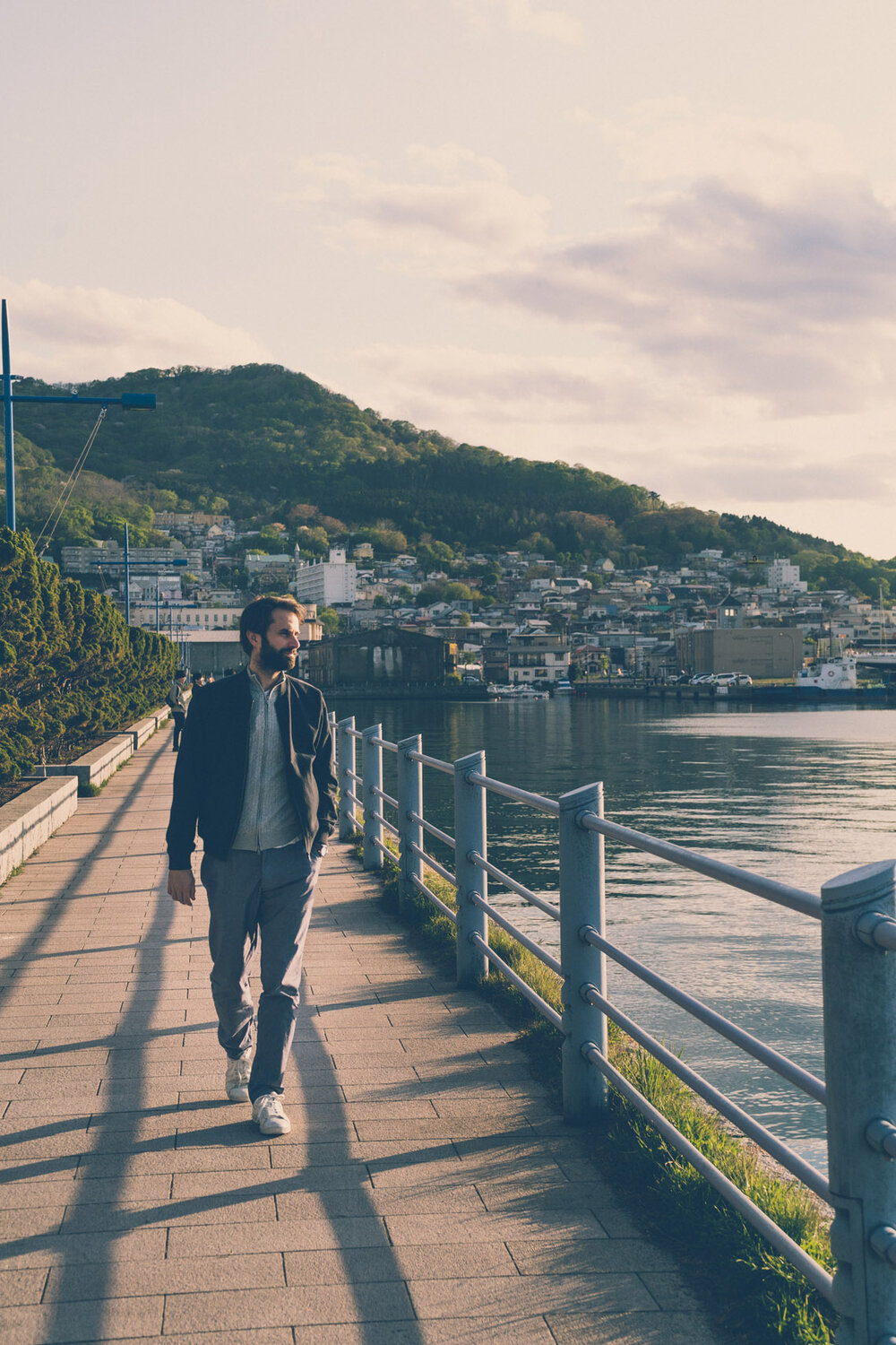 Seaside walk in Hakodate