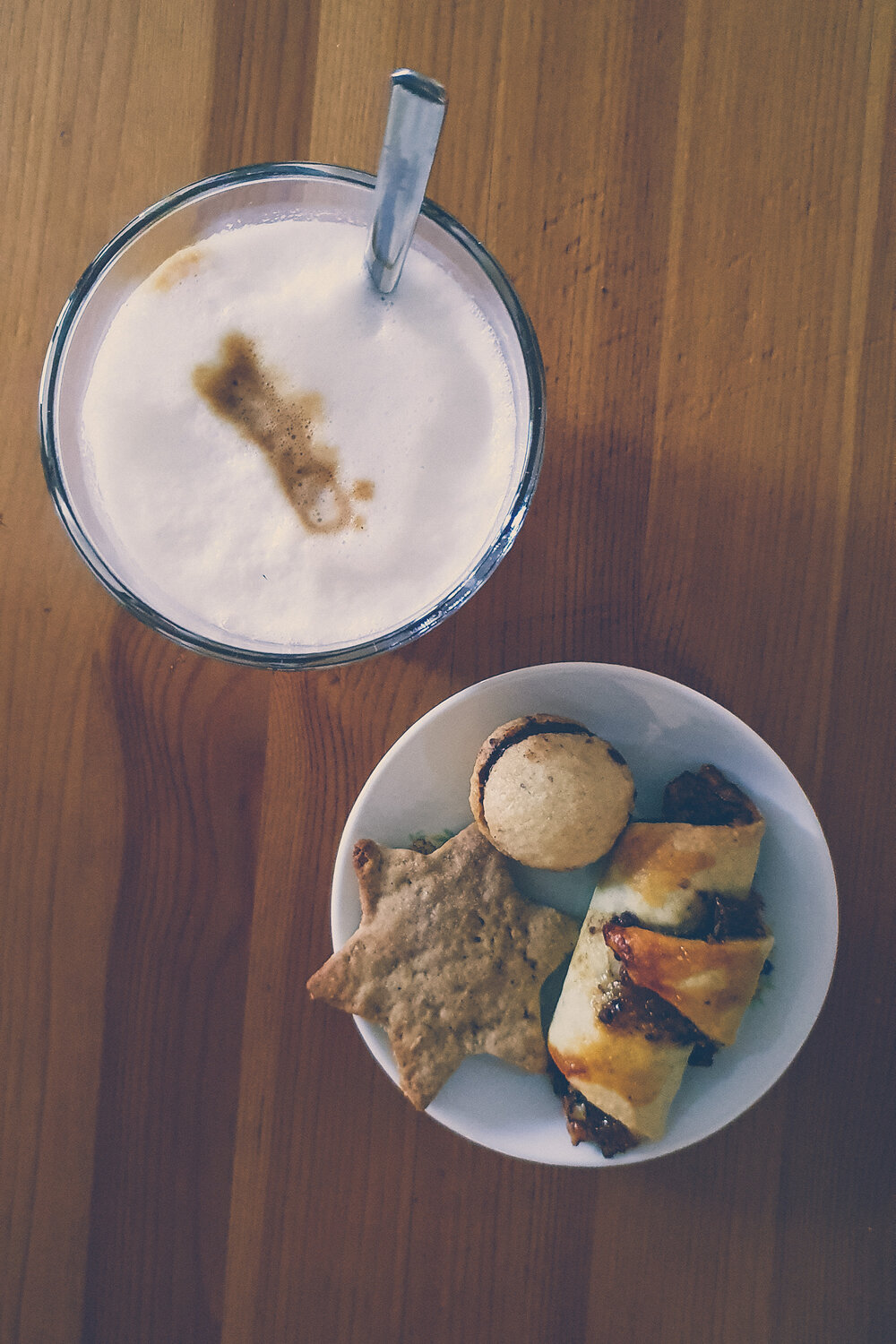 Christmas cookies and coffee