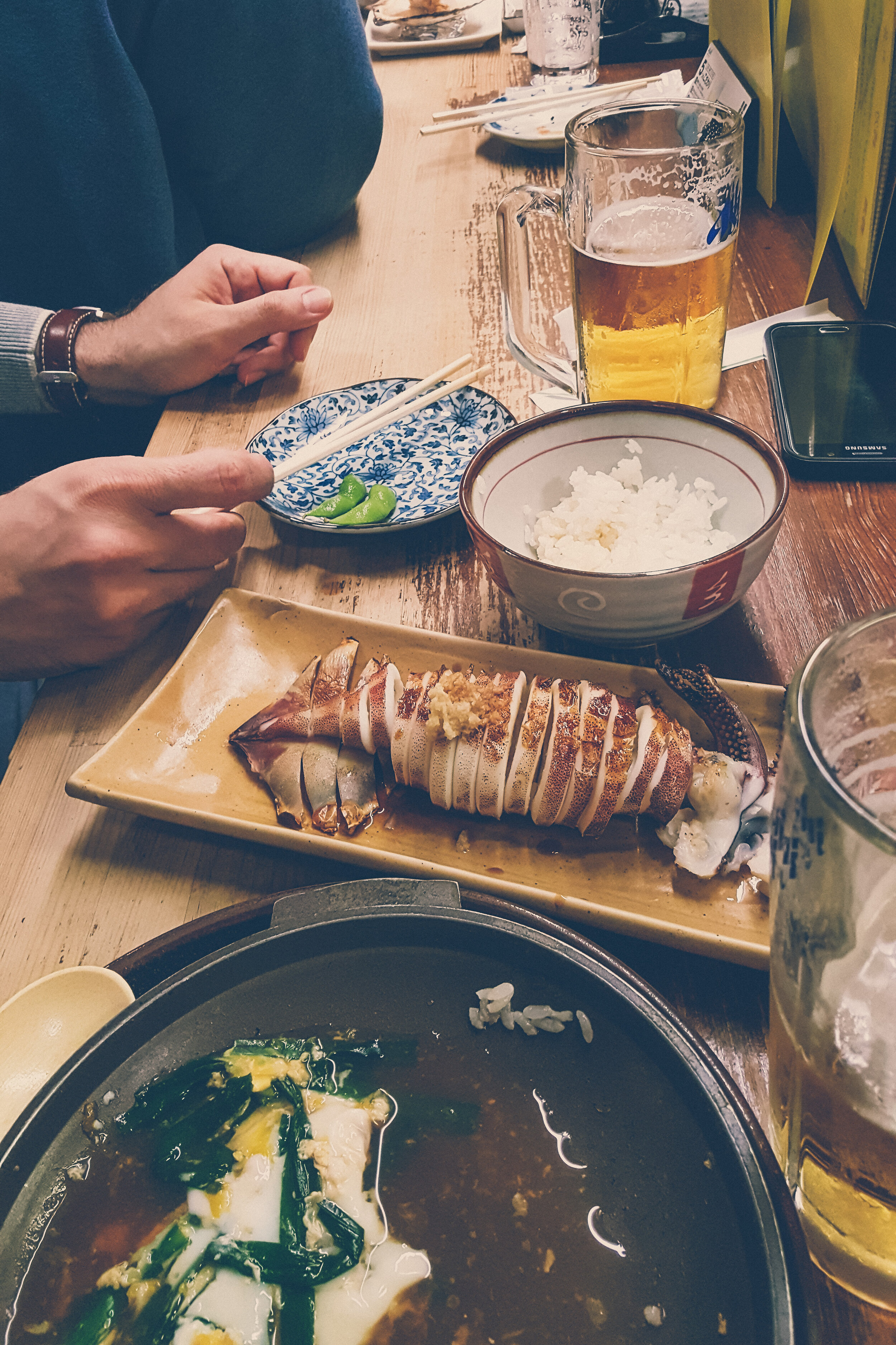 Dinner at Daimonyokocho