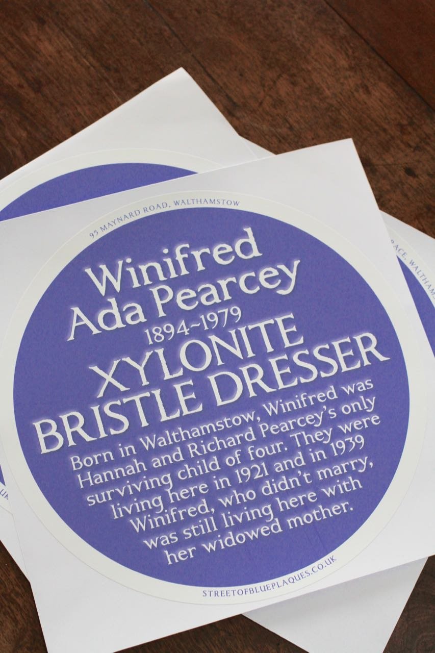 Blue Plaque window stickers and prints — DANNY COOPE