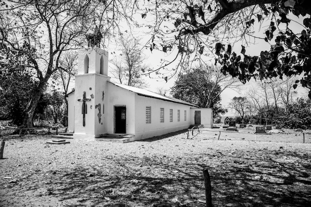 St Mary’s Church, which doubles as the village nursery school