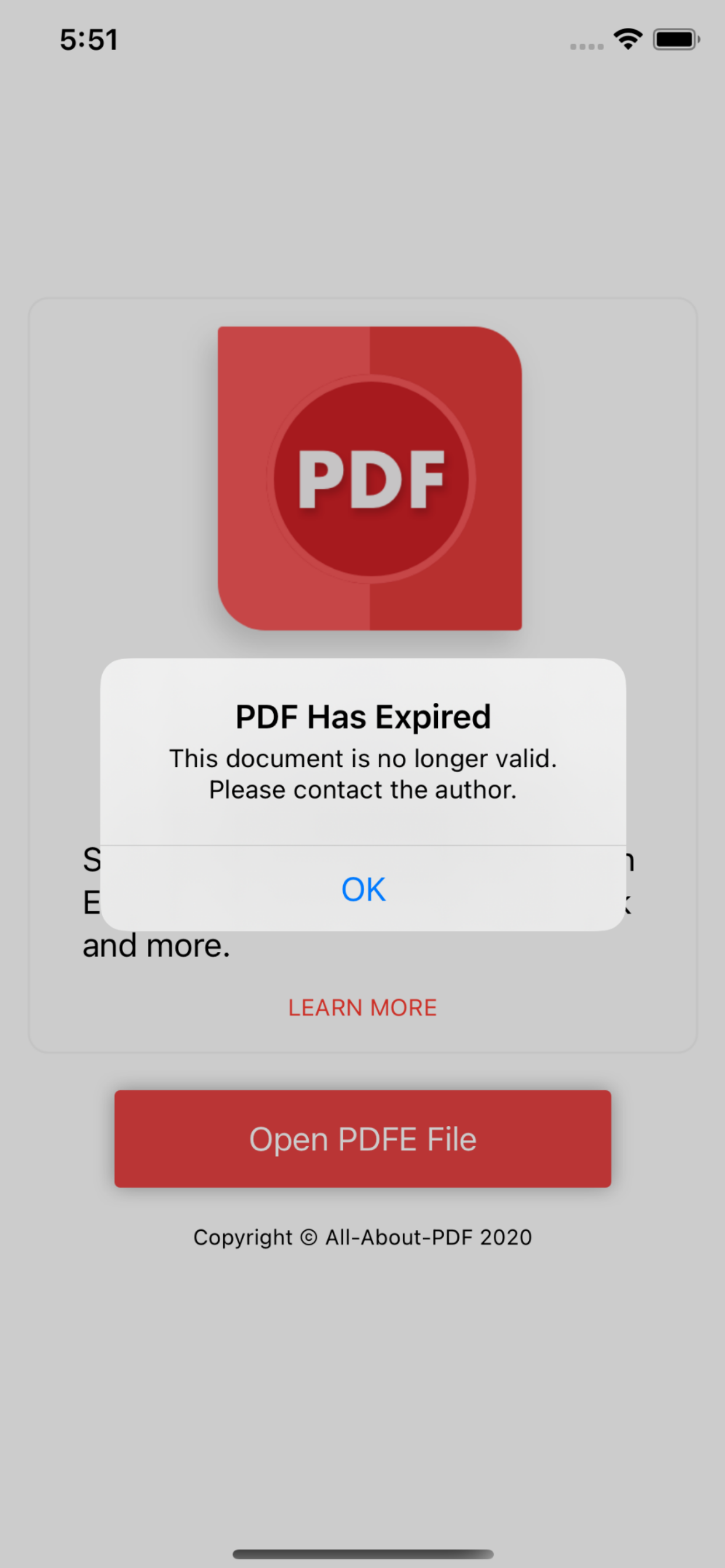 iOS and iPadOS PDFe Viewer