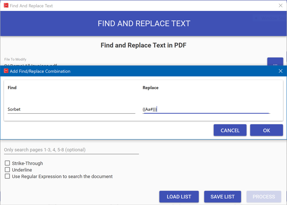 How To Find and Replace Text in PDF Document with Random Characters ...