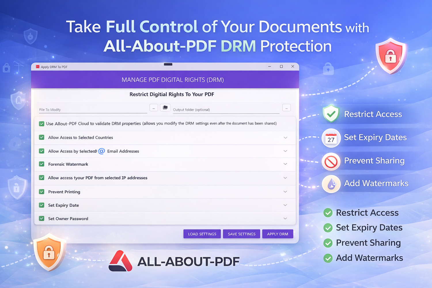 Full DRM Protection — All About PDF - Your PDF Toolkit