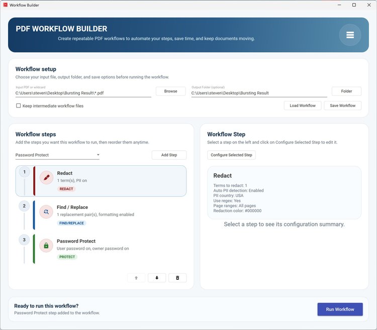 PDF Workflow Automation: Automate Redaction, Security, and Document ...
