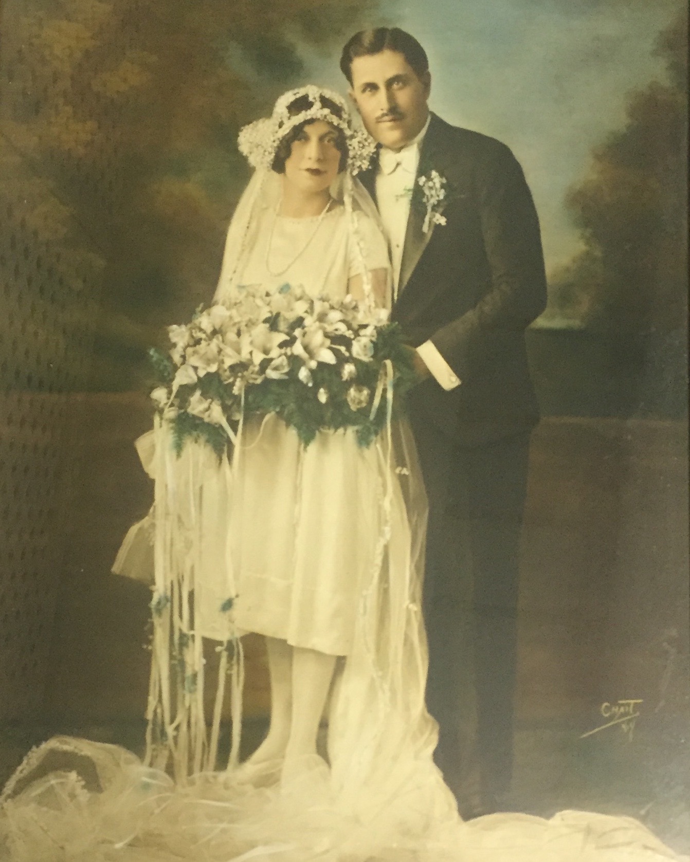 My Italian grandparents on their wedding day.
