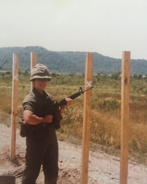 Here I am training at West Point.
