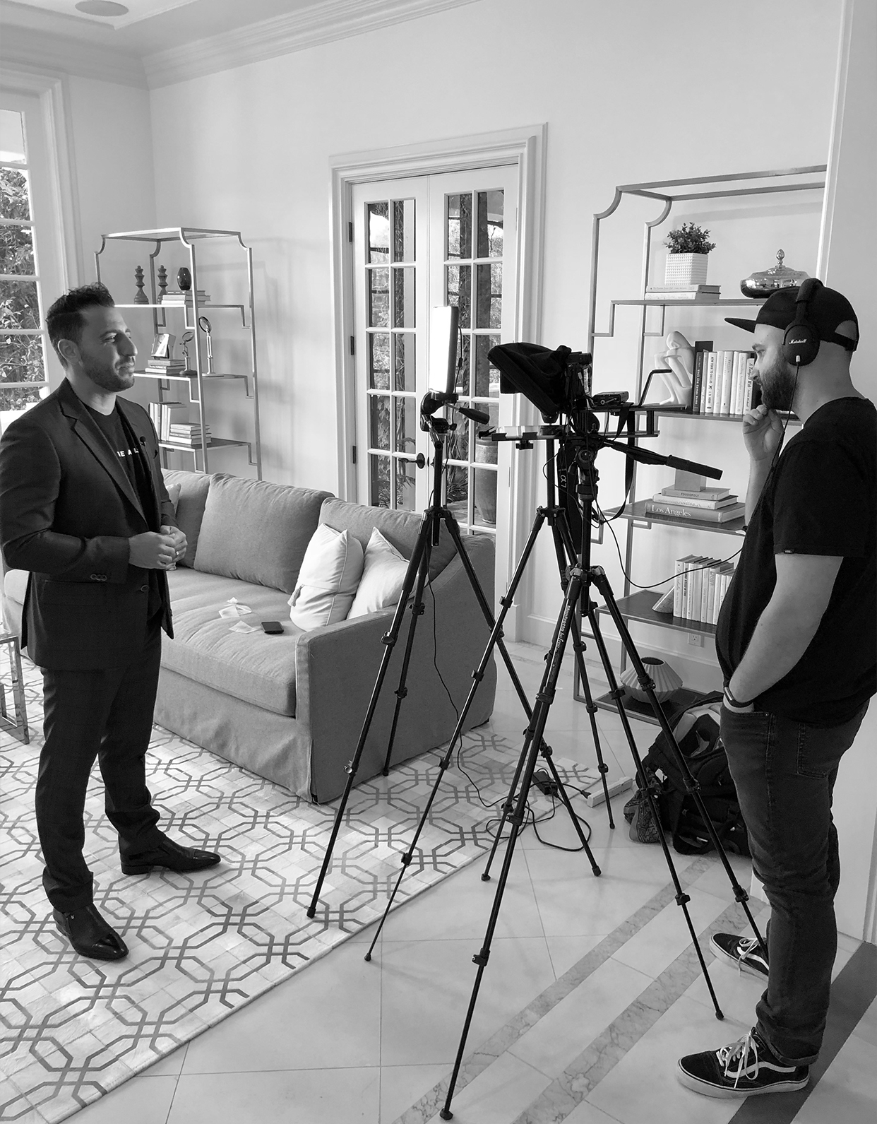 filming with Josh Altman of Bravo’s Million Dollar Listing LA