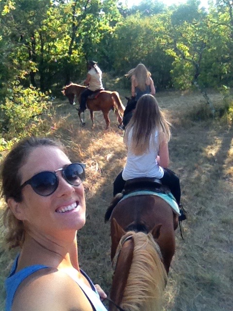 One of McKenzie's passions is horses. We are so thankful to have found a great barn with trail riding. She's been able to go a couple times with friends and girls from our Gruppo Carso. It's pretty amazing to be able to enjoy God's creation while praying for those you are with, who don't know Him, to see HIm in it all. 