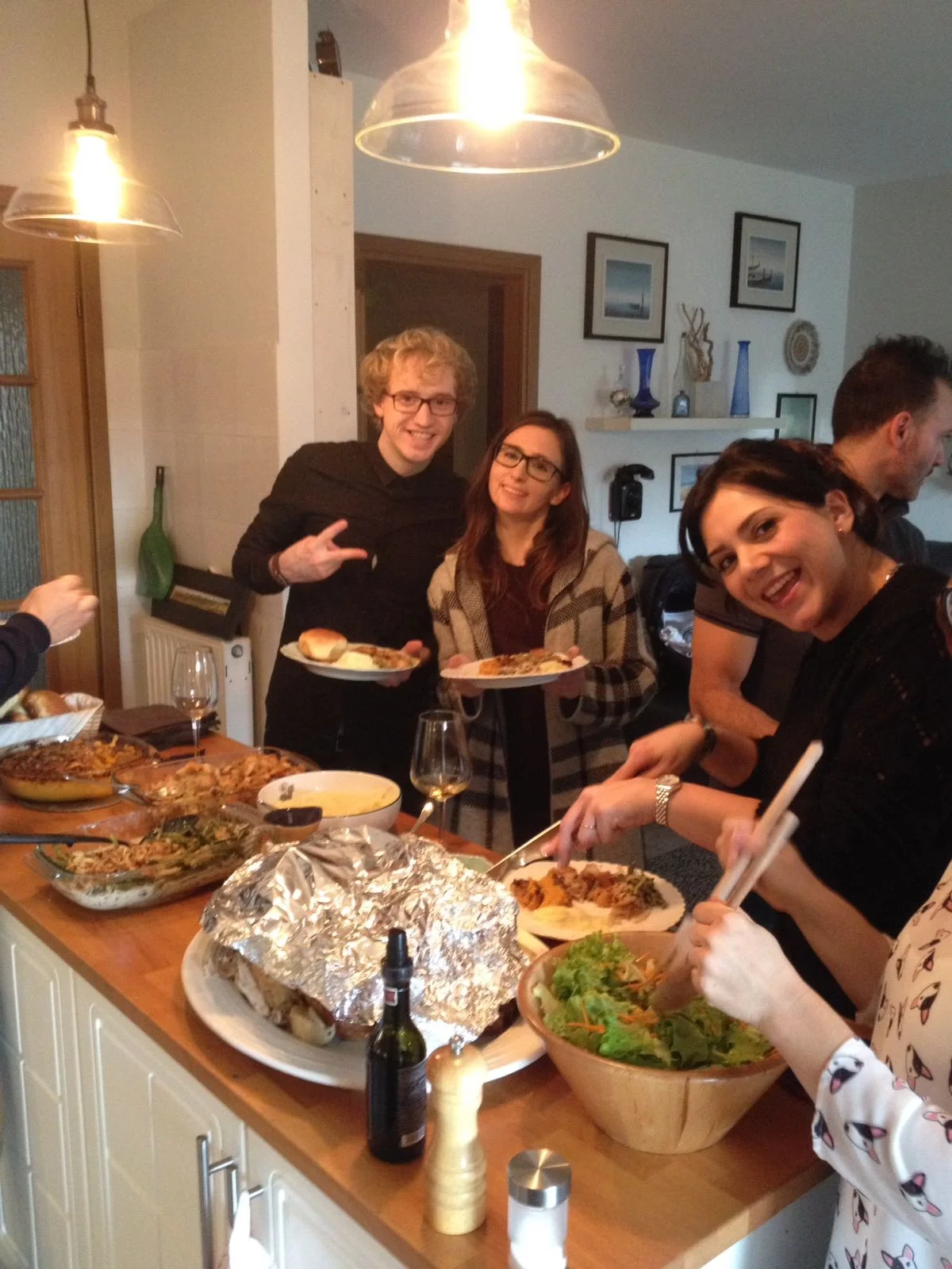 This past Sunday we celebrated Thanksgiving with our community group