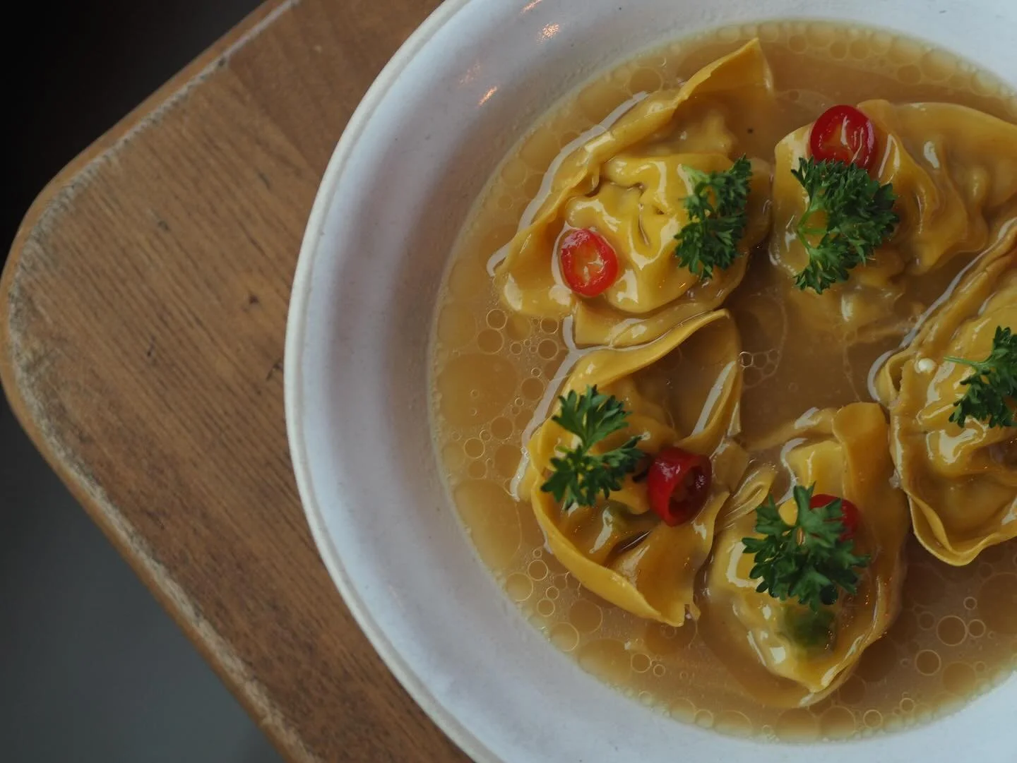 DUCK &amp; PORK WONTONS IN BONE BROTH

Yes. Marta is back 🔥☄️🔥

4/11-28/11