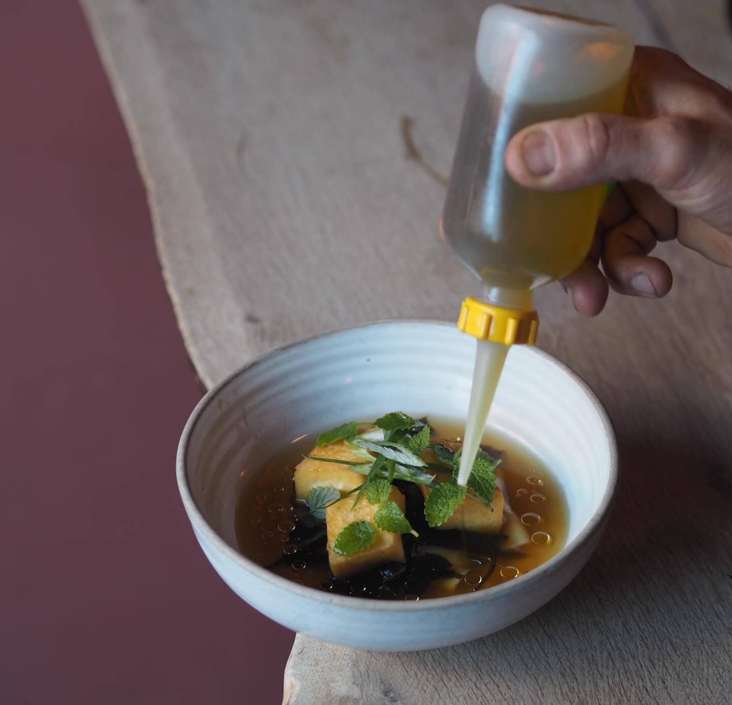 AGEDASHI CHICKPEA, BROTH &amp; KOMBU

Join the dreamboat for a final 4 weeks of delicious fun 
@chefthomlemercier