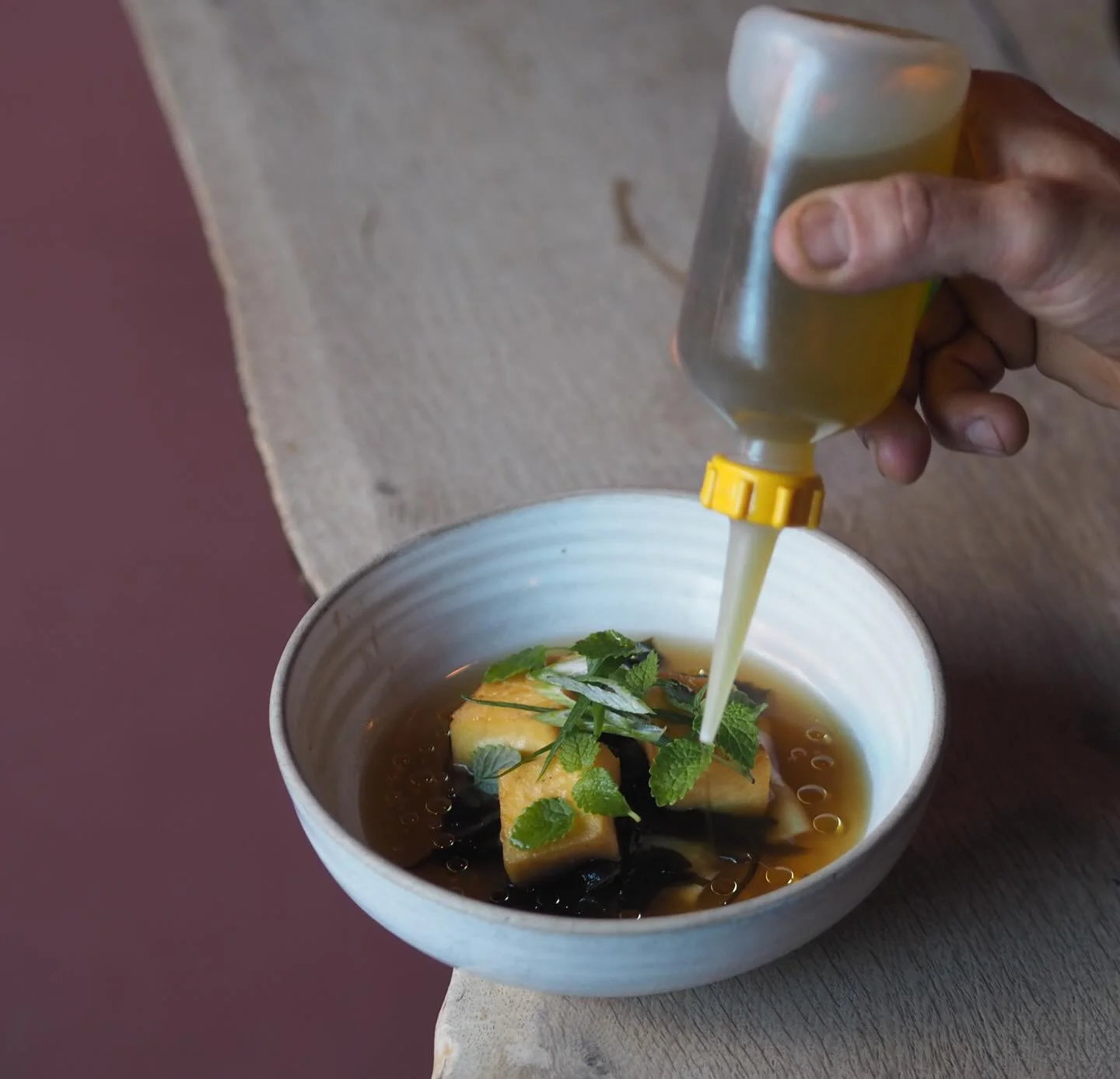 AGEDASHI CHICKPEA, BROTH &amp; KOMBU

Join the dreamboat for a final 4 weeks of delicious fun 
@chefthomlemercier