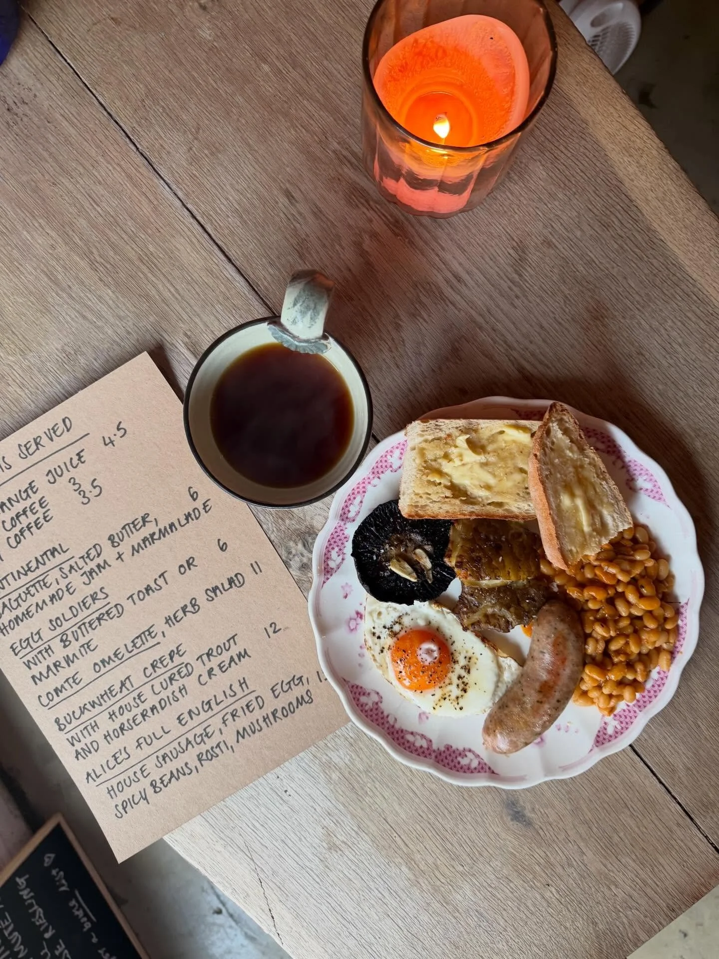 BREAKFAST OF DREAMS WITH ON POINT FILTER &amp; FRESH ORANGE JUICE (NO ICE)
CHEF ALICE COOKED SUCH DELICIOUS PLATES FOR OUR LAUNCH YESTERDAY, YOUR FEEDBACK HAS BEEN INCREDIBLE 💗

BOOKINGS NOW LIVE, OR JUST WALK IN
FROM WEDNESDAY, 9 AM x