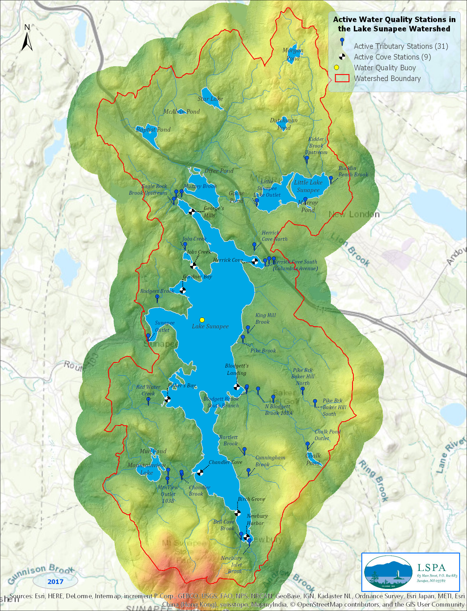 Active Water Quality Stations