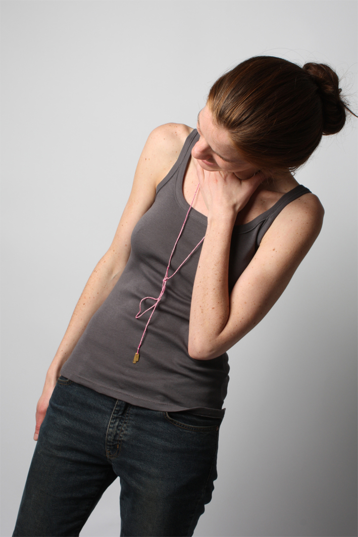 60 minutes / wool, silk and gold plated silver